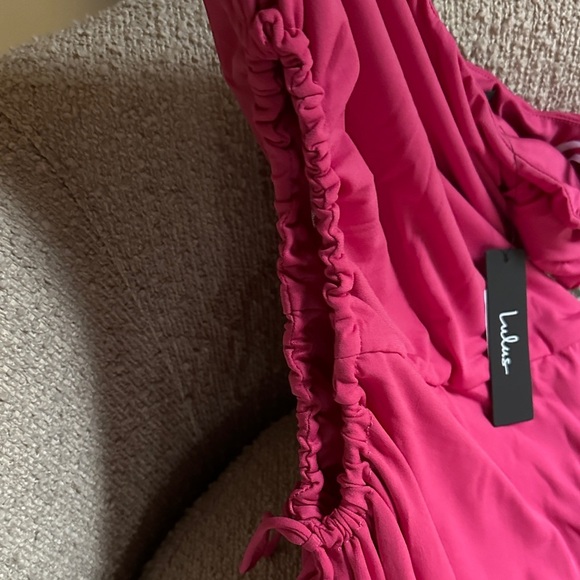 NWT Elegant Pink Maxi Dress - Picture 2 of 4